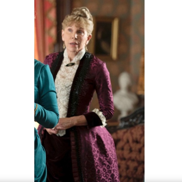 WOW!!  VON LANCELOT 'Gilded Age' Fitted Jacket with Draped & Bustled Skirt - 22 - Picture 2 of 16